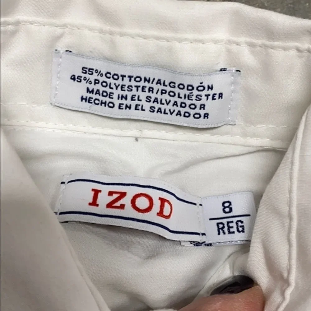Bundle IZOD Boys Button Down Shirts 8 Reg